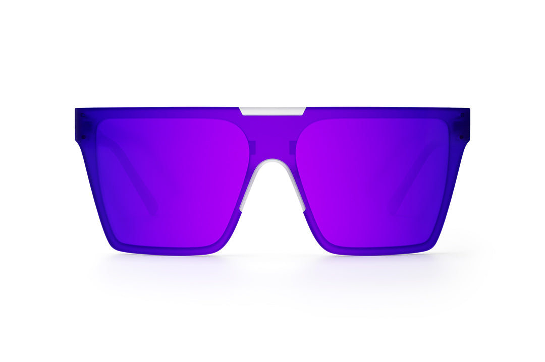 Heat Wave Visual Clarity Sunglasses with vapor frost frames and ultra violet lenses.