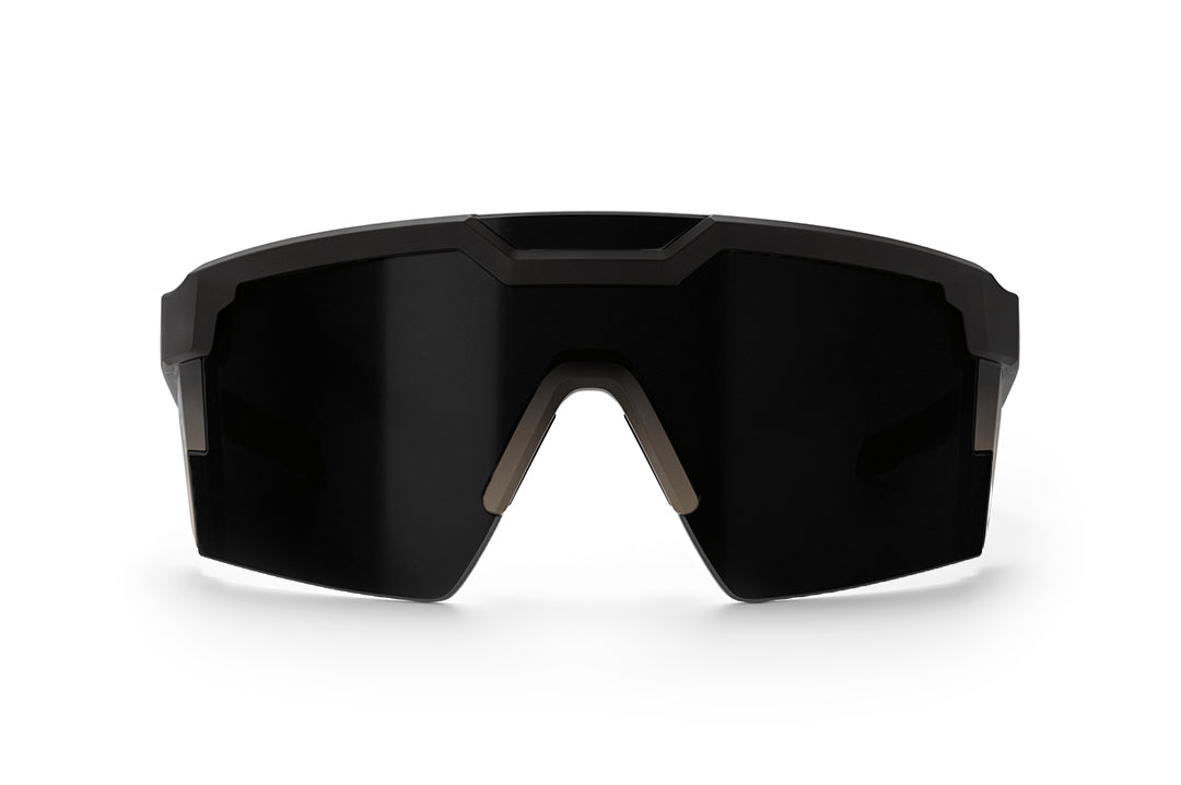 Front angle shot of the Future Tech Sunglasses: FDE Fader Z87+ on a white background