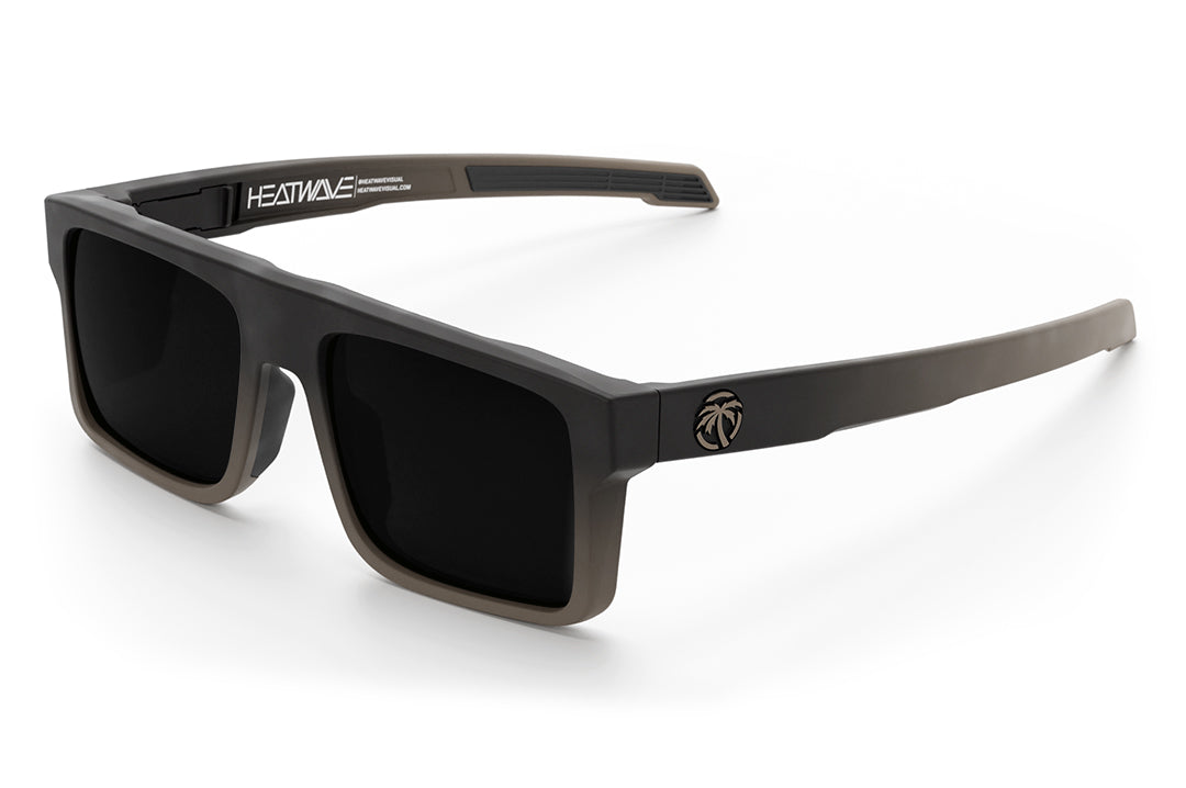 3/4 angle shot of the Performance Rayth Sunglasses: FDE Fader Z87+ on a white background
