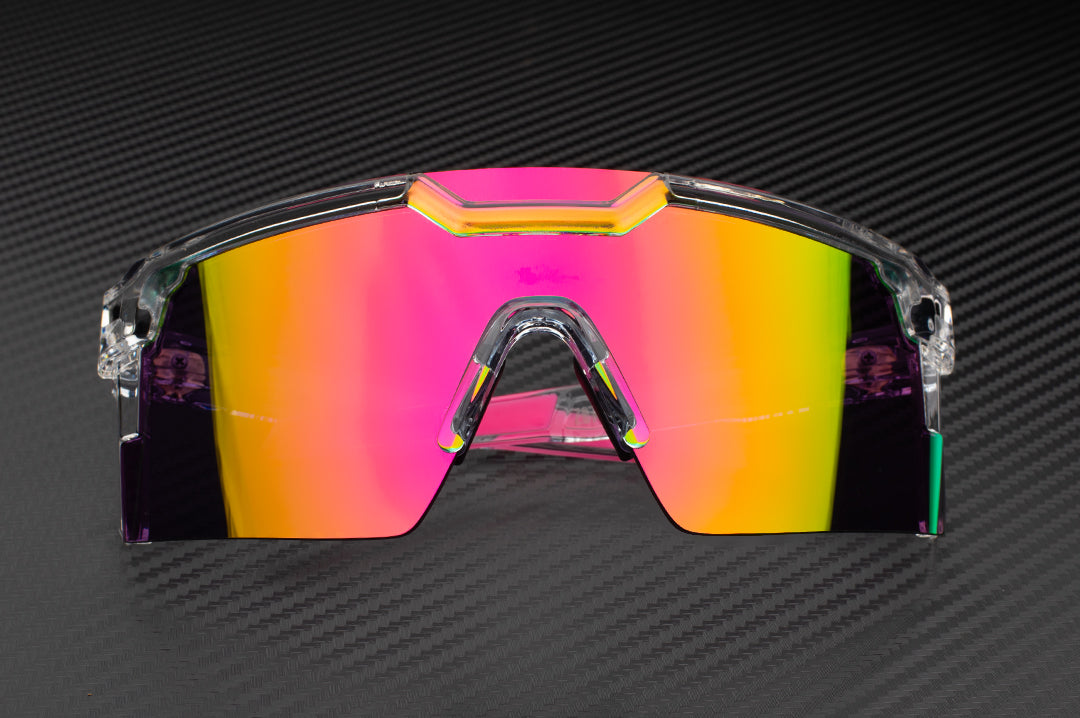 Future Tech Sunglasses: Vapor Clear Frame Spectrum Lens Z87+