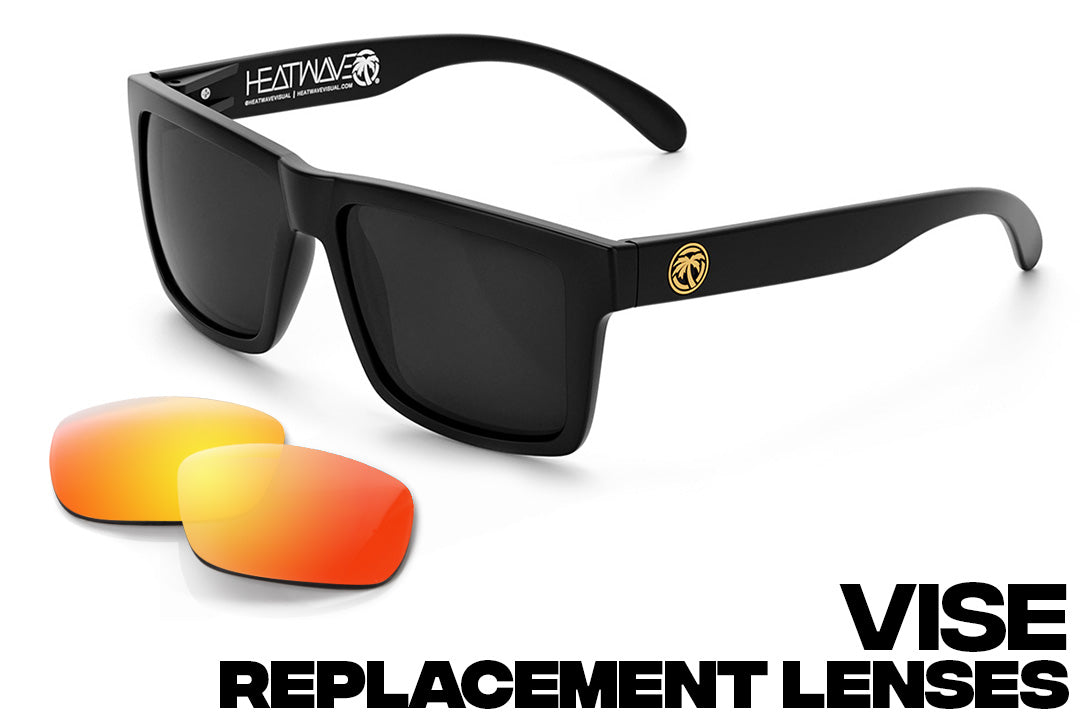 Heat Wave Visual Vise: Replacement Lenses in Polarized Gold Rush