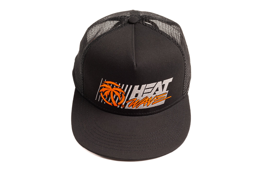 Top of the Heat Wave Visual Wavey Trucker Hat.
