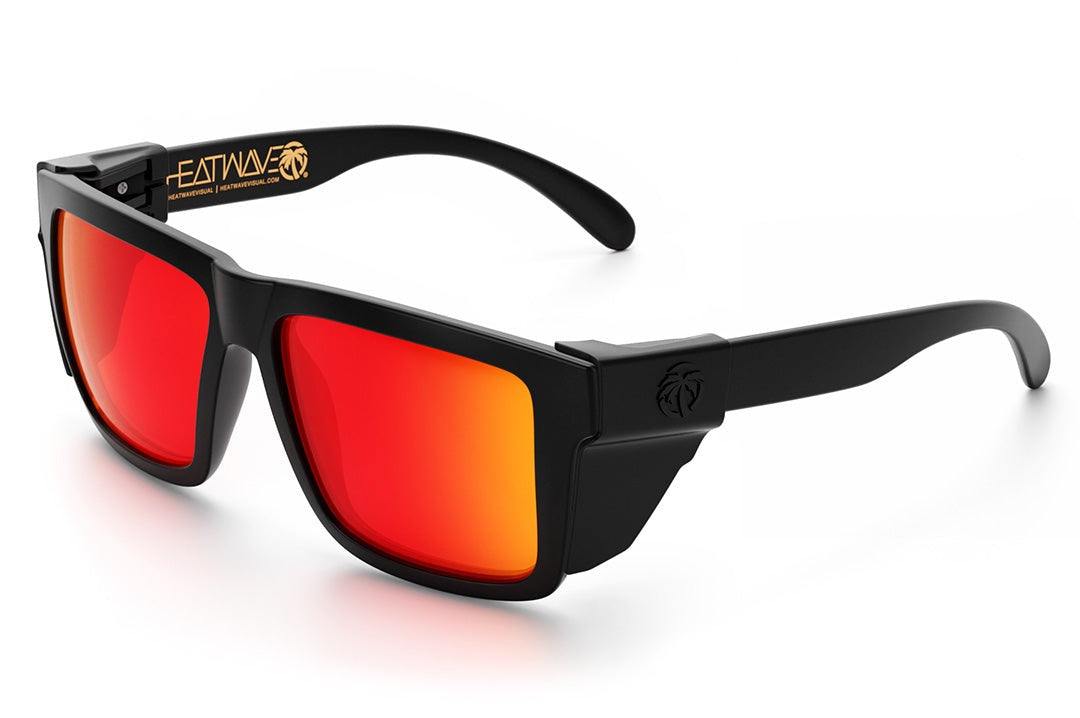 XL VISE Z87 Sunglasses Black Frame: Sunblast Lens