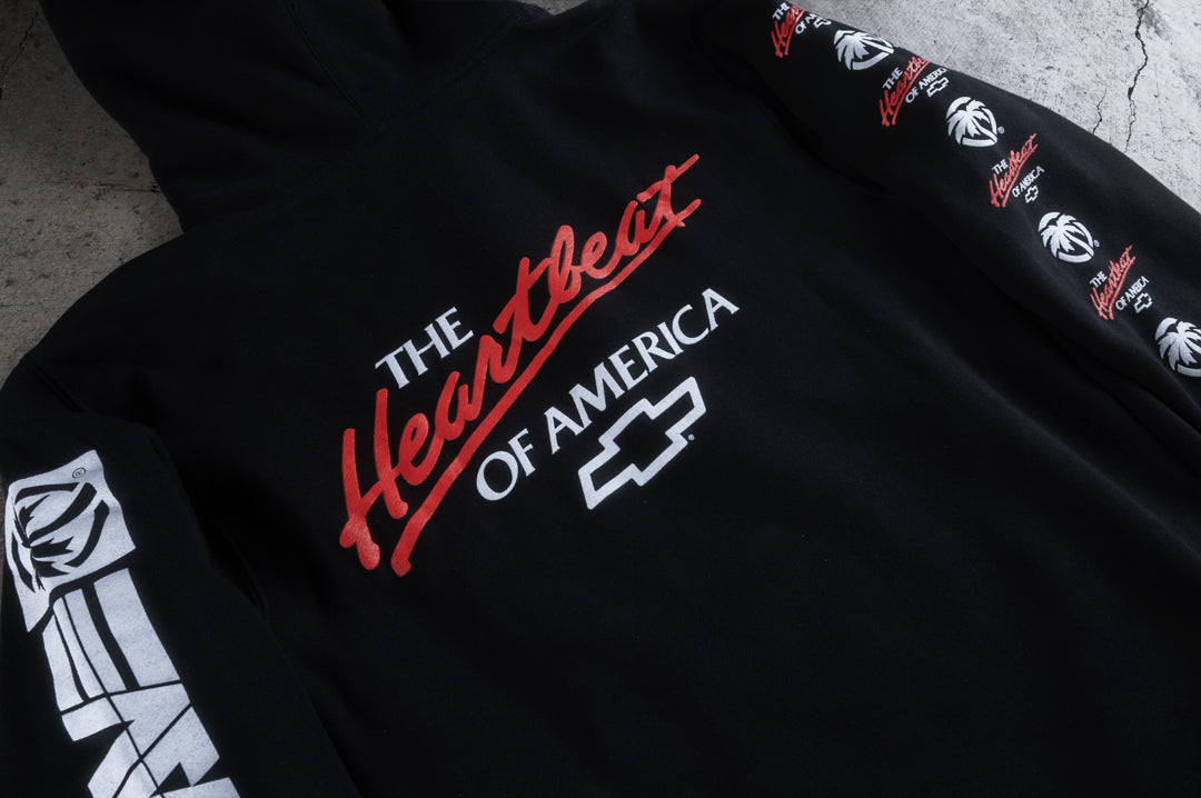 Heat Wave X Chevrolet Heartbeat of America Sweatshirt - Black and Red