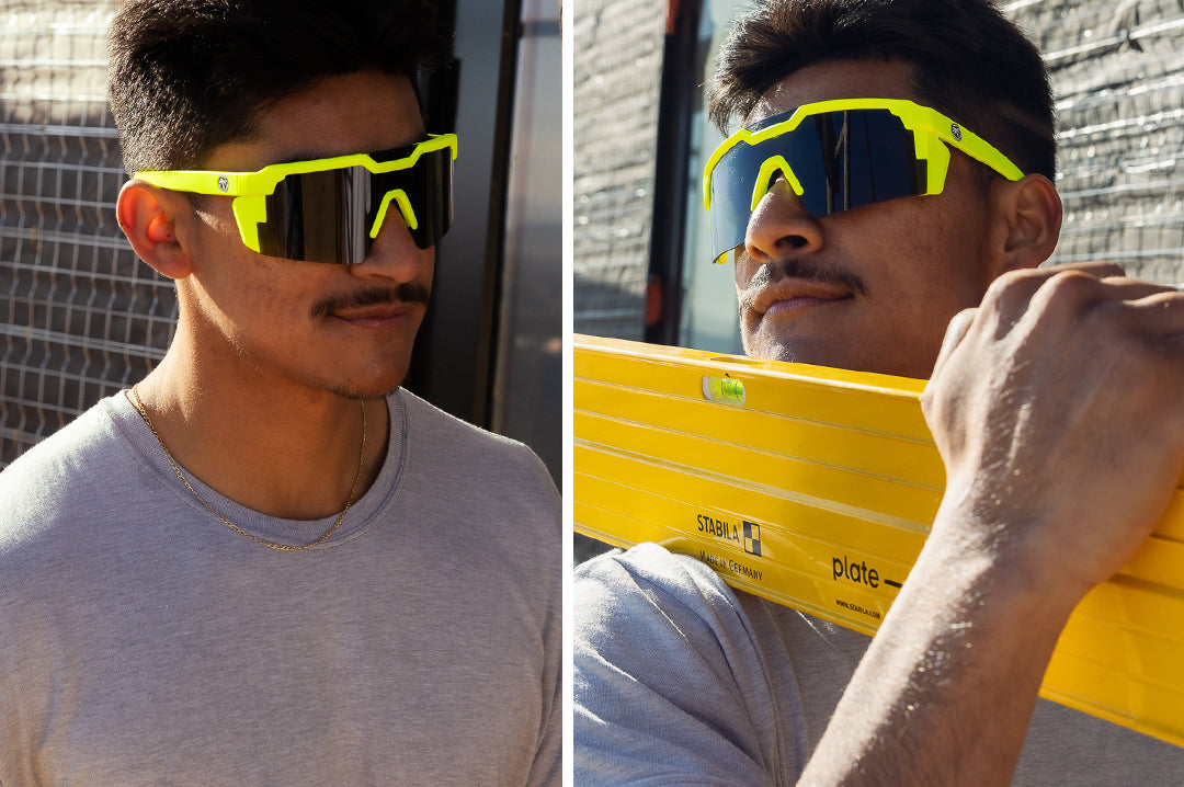 Future Tech Sunglasses: Live Wire Frame Black Lens Z87+