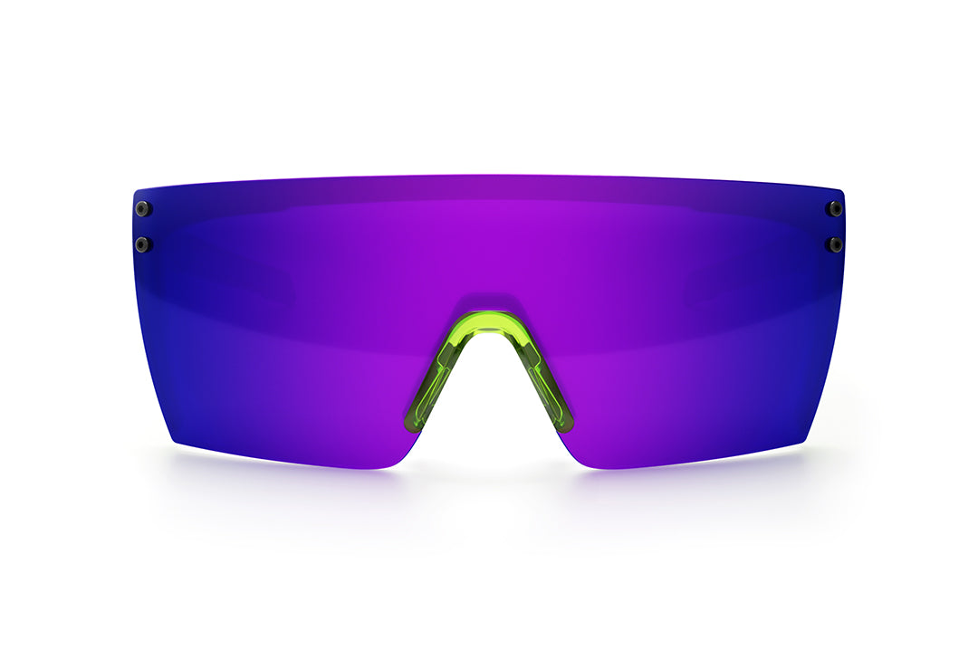 Front view of the Performance Lazer Face Sunglasses: Antifreeze Z87+ on a white background.