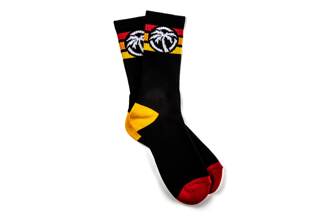 Heat Wave 4 Speed Socks - Red/Orange/Yellow