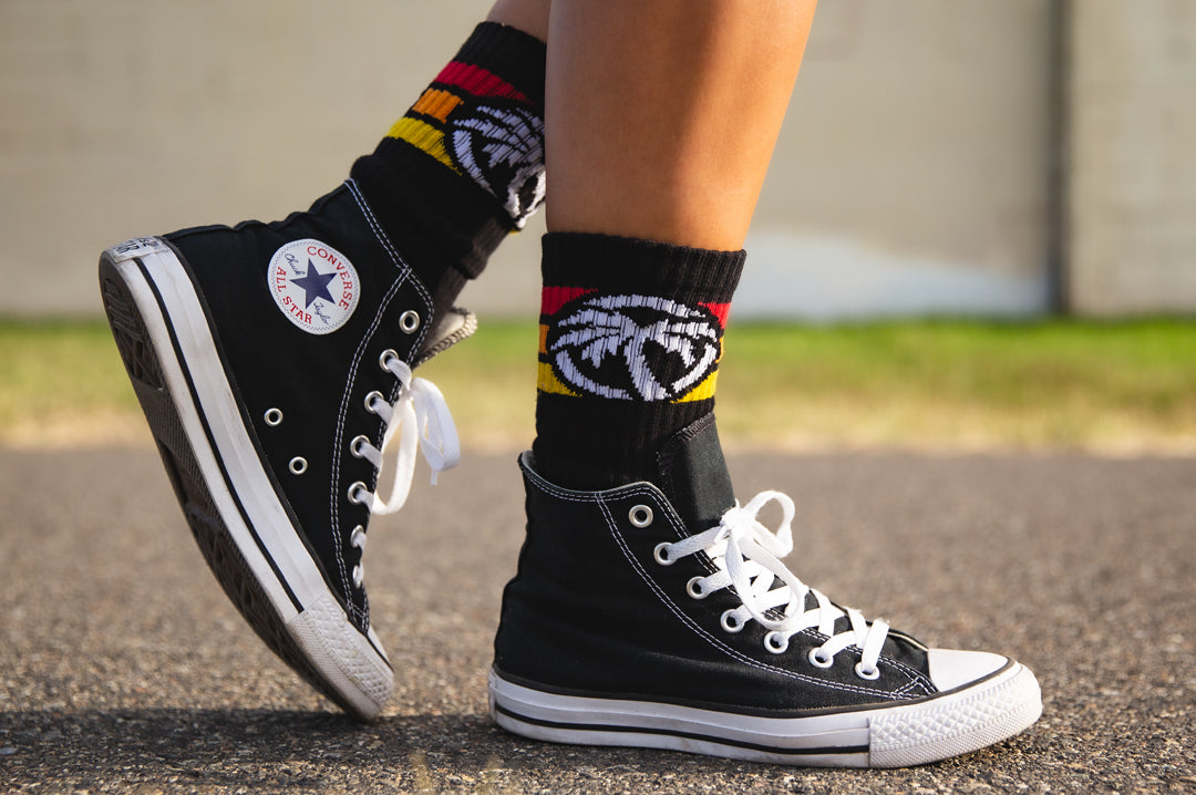 Heat Wave 4 Speed Socks - Red/Orange/Yellow