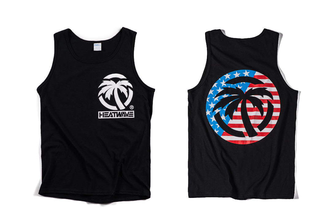Heat Wave Visual USA Tank Top.