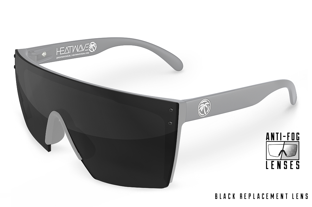 Heat Wave Visual Lazer Face anti-fog black lens.
