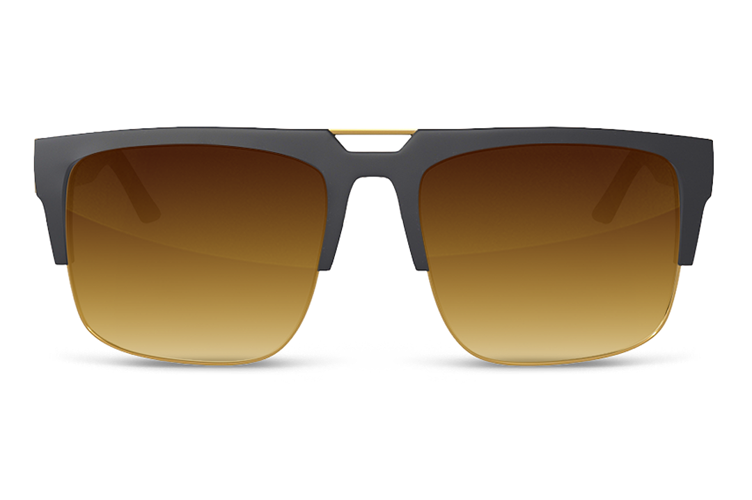 Heat Wave Visual Interceptor brown gradient lenses.