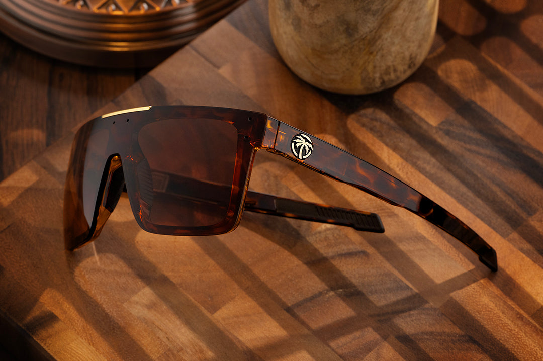 Performance Quatro Sunglasses: Tortoise Z87+ | Heat Wave Visual