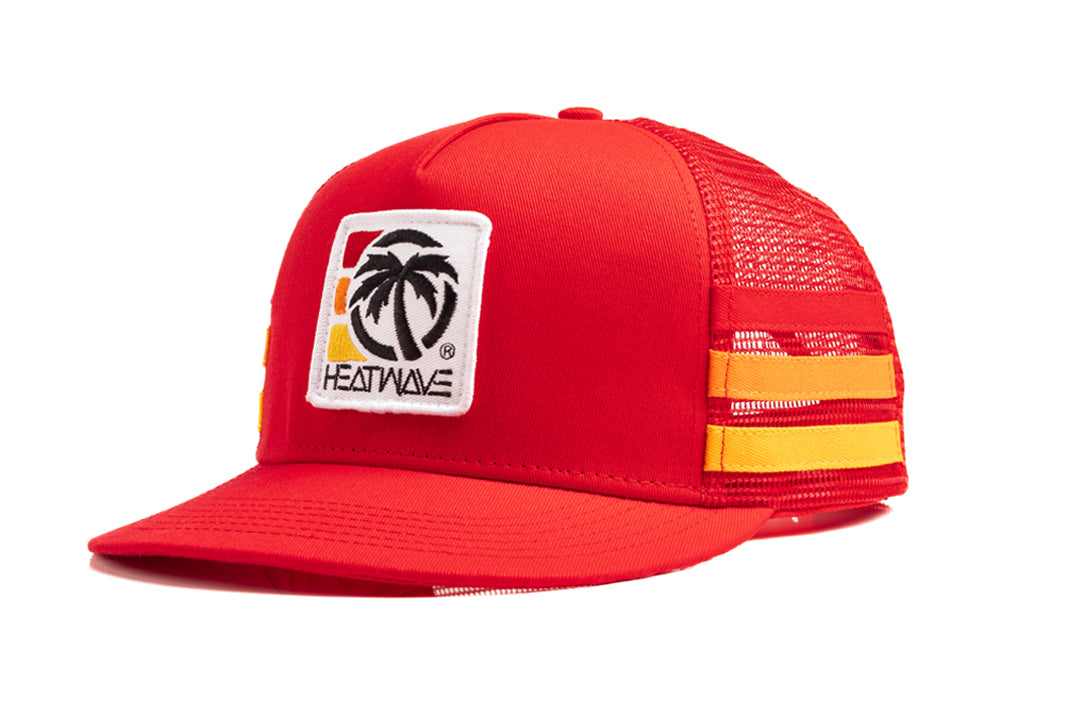 Heat Wave Visual 4 Speed Stripe Trucker Hat.