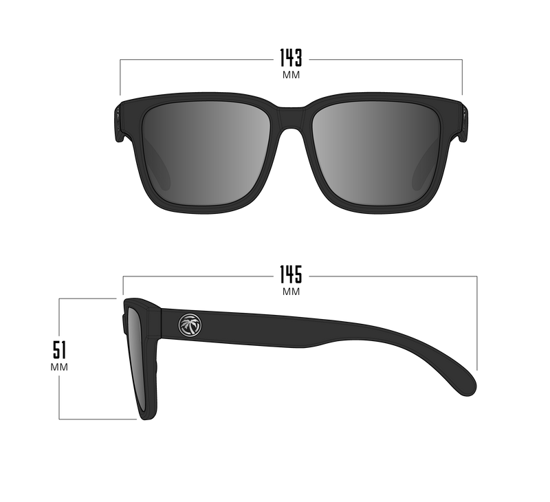 Apollo Sunglasses: Aqua Splash Customs | Heat Wave Visual