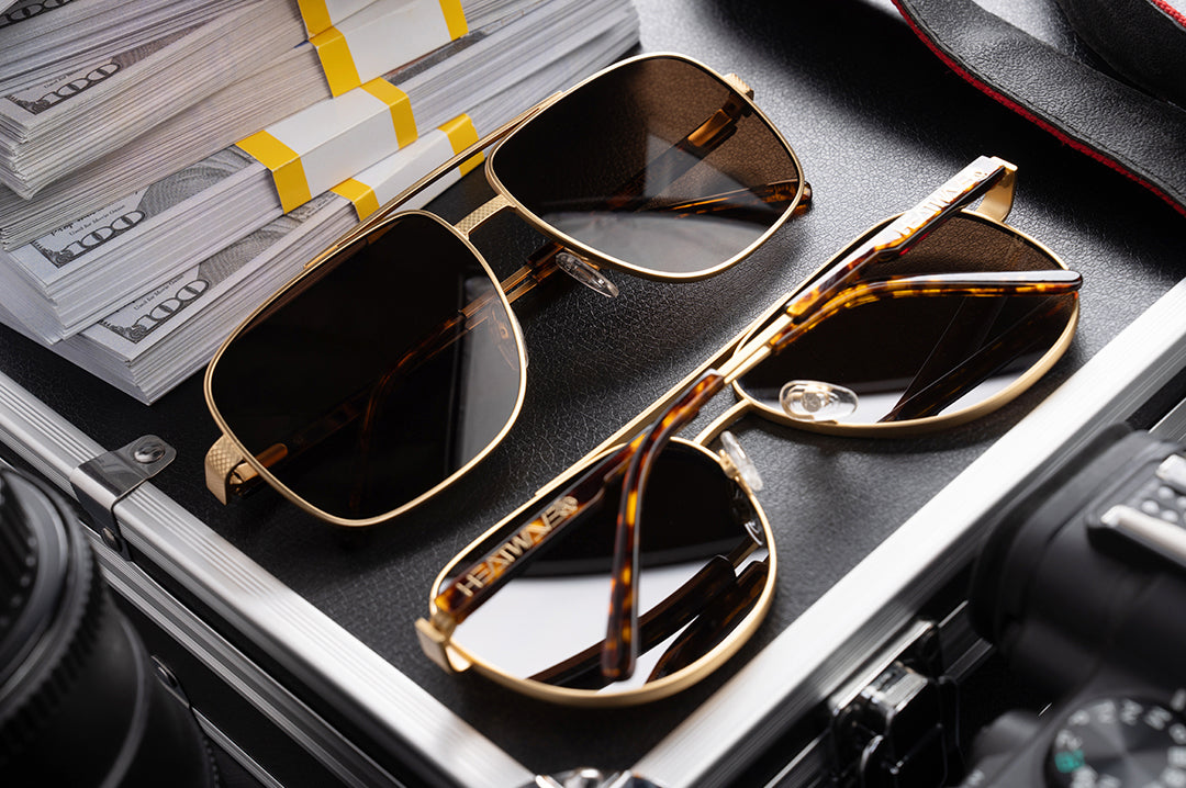Nimitz Sunglasses: Tortoise Brown Lens | Heat Wave Visual
