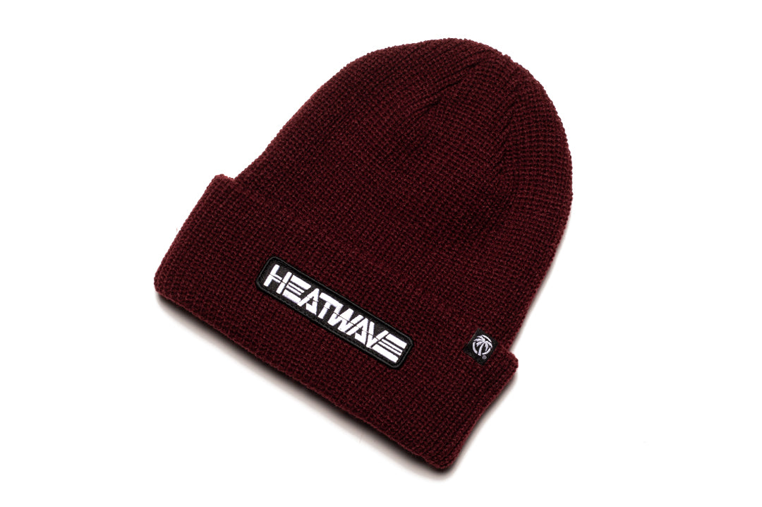 Heat Wave Visual Cardinal Red Billboard Beanie.