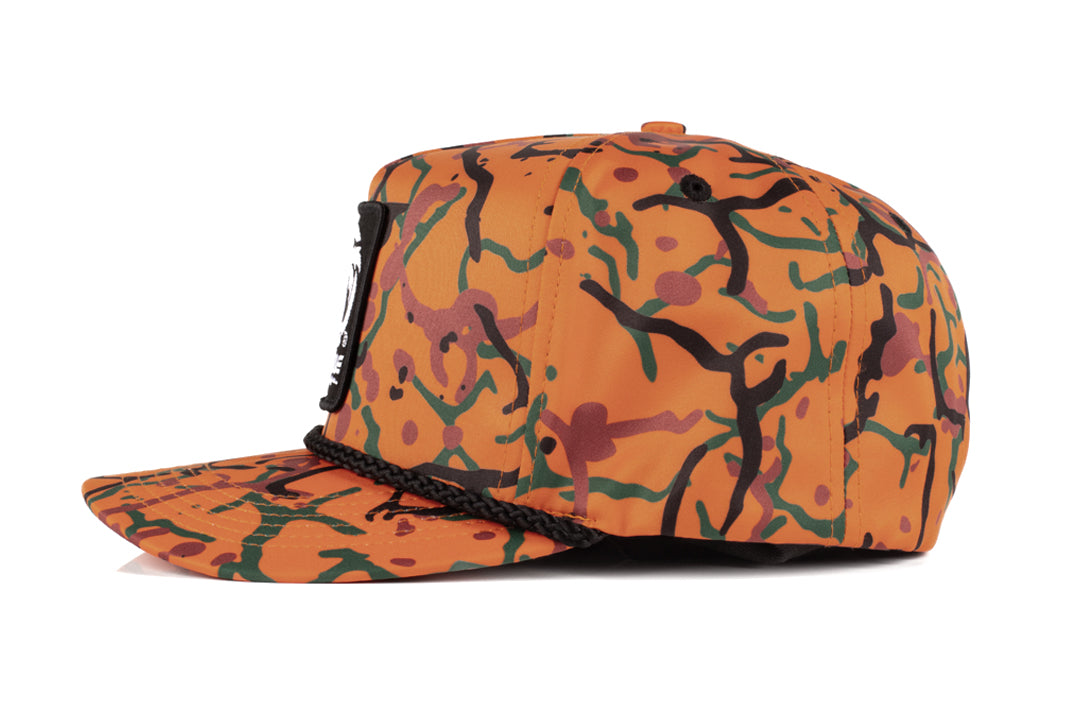 Side view of the Heat Wave Visual Bolt Patch FIRECAMO Hat.