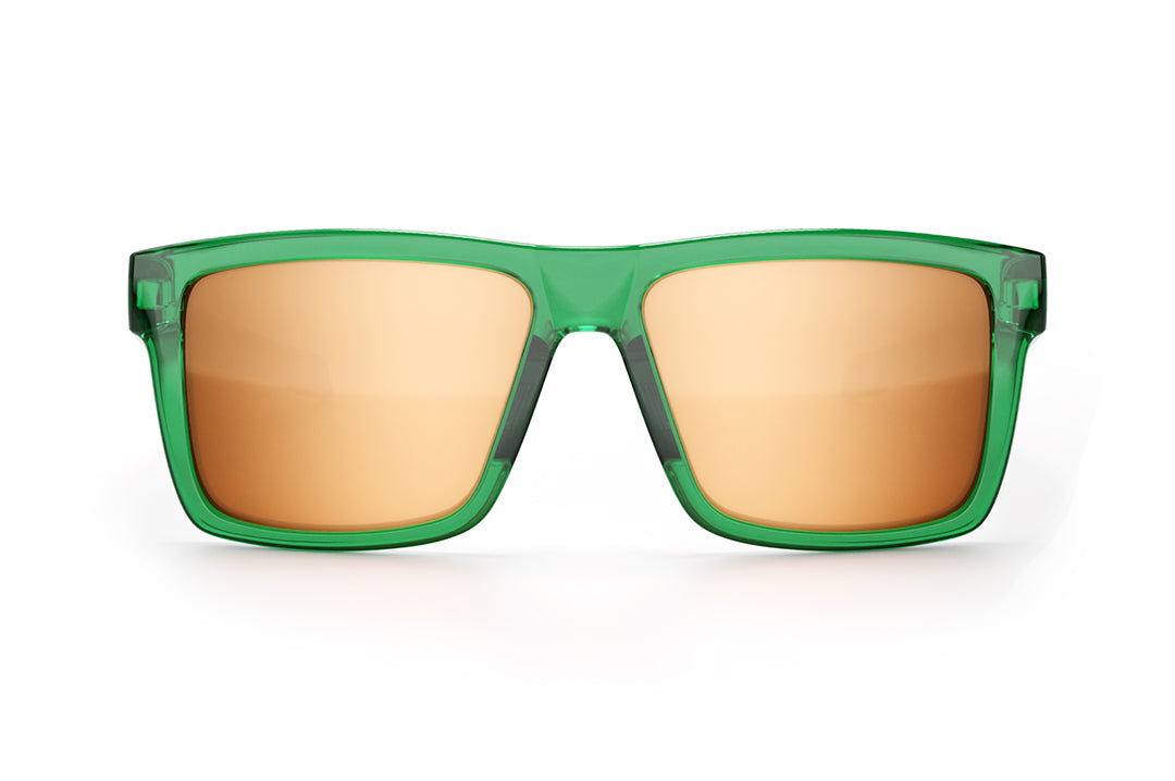 Front angle shot of the Performance Vise Sunglasses: Cycad Green Z87+ on a white background.