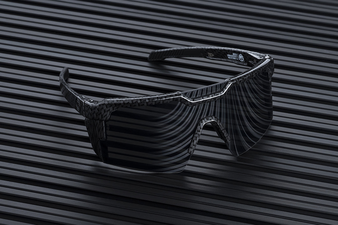 The Future Tech Sunglasses: Carbon Fiber Z87+ 3/4 angle shot