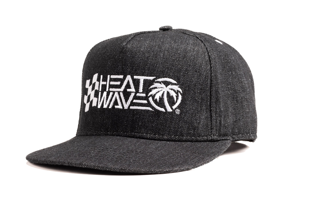 Heat Wave Visual Checker Bandit Denim Hat.