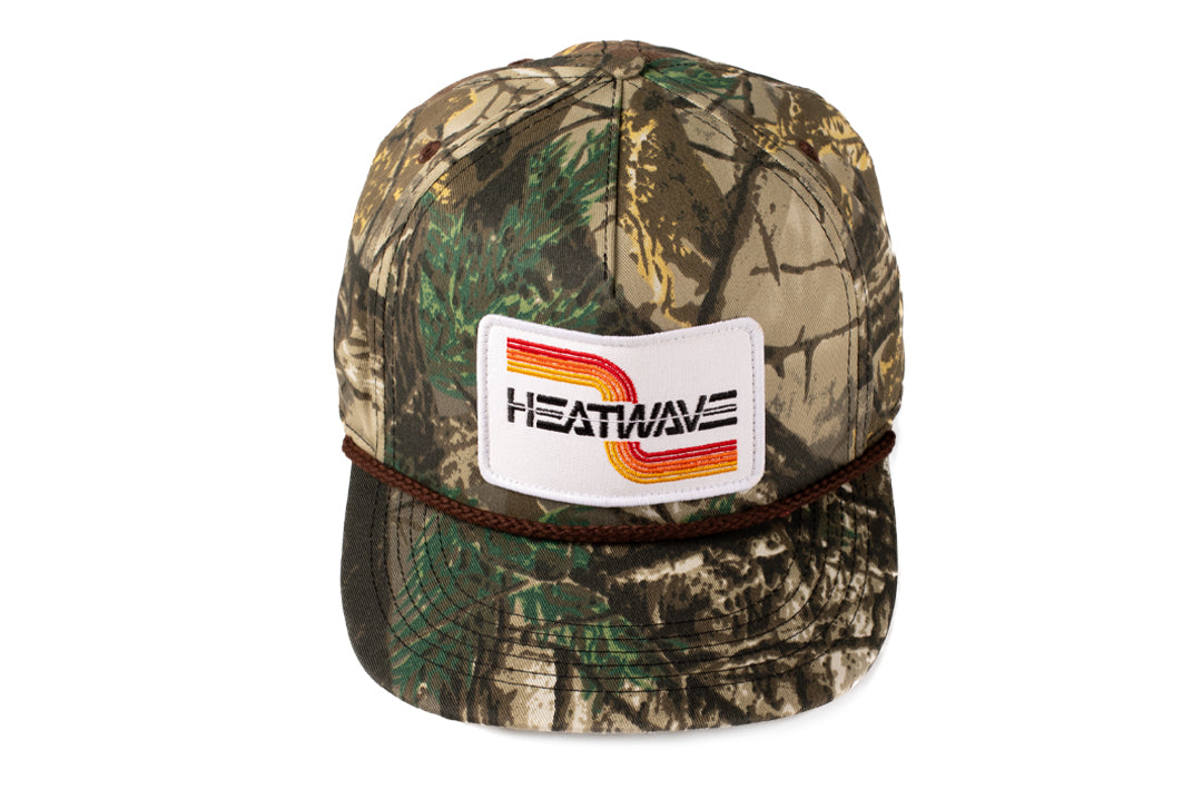 Front View of Heat Wave Visual Chopper Hunter Camo Hat