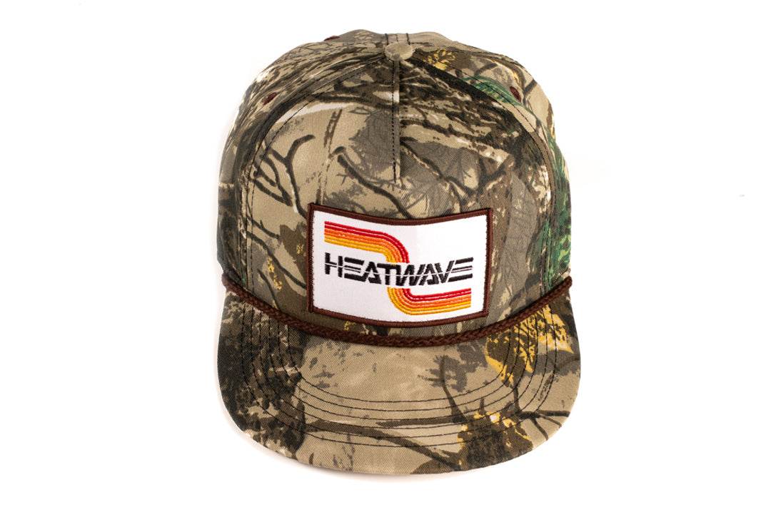 Front View of Heat Wave Visual Chopper Hunter Camo Hat