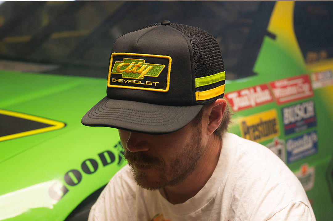 Justing rocking the City of Chevrolet x HWV Hat.