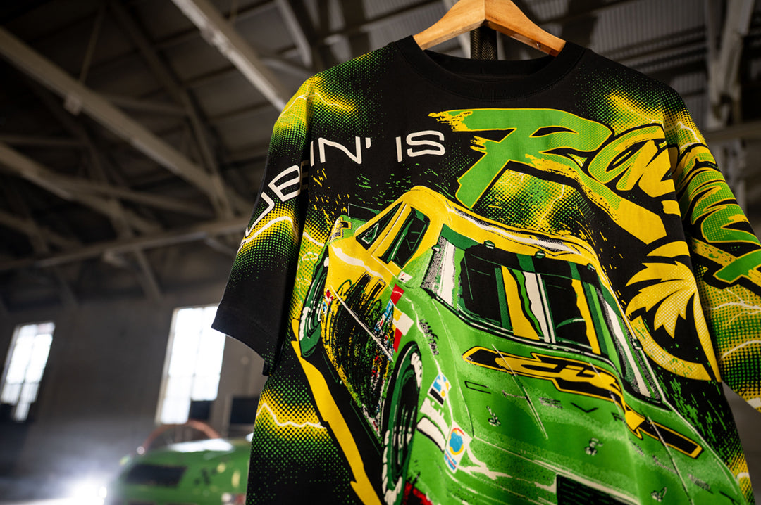The City of Chevrolet X HWV T-shirt hanging. 