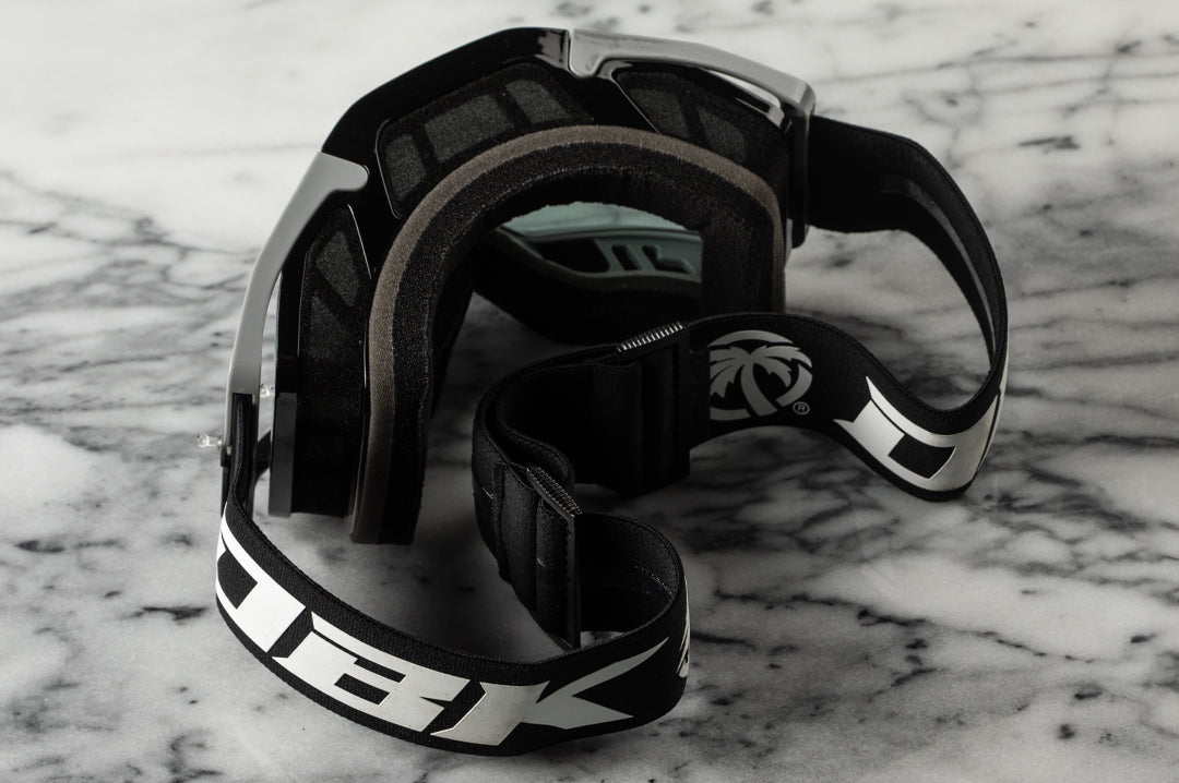 Back of the Heat Wave Visual X DBK MXG-250 Moto Goggles. 