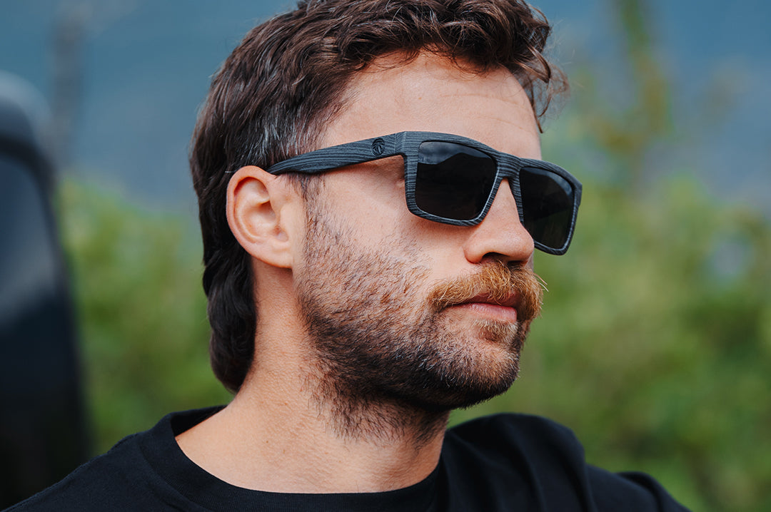 Man wearing the VISE Z87 Sunglasses: Deadwood