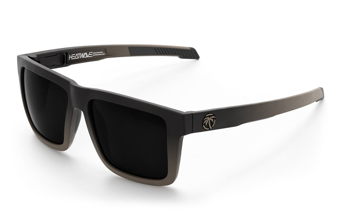 3/4 angle shot of the Performance XL VISE Sunglasses: FDE Fader Z87+ on a white background