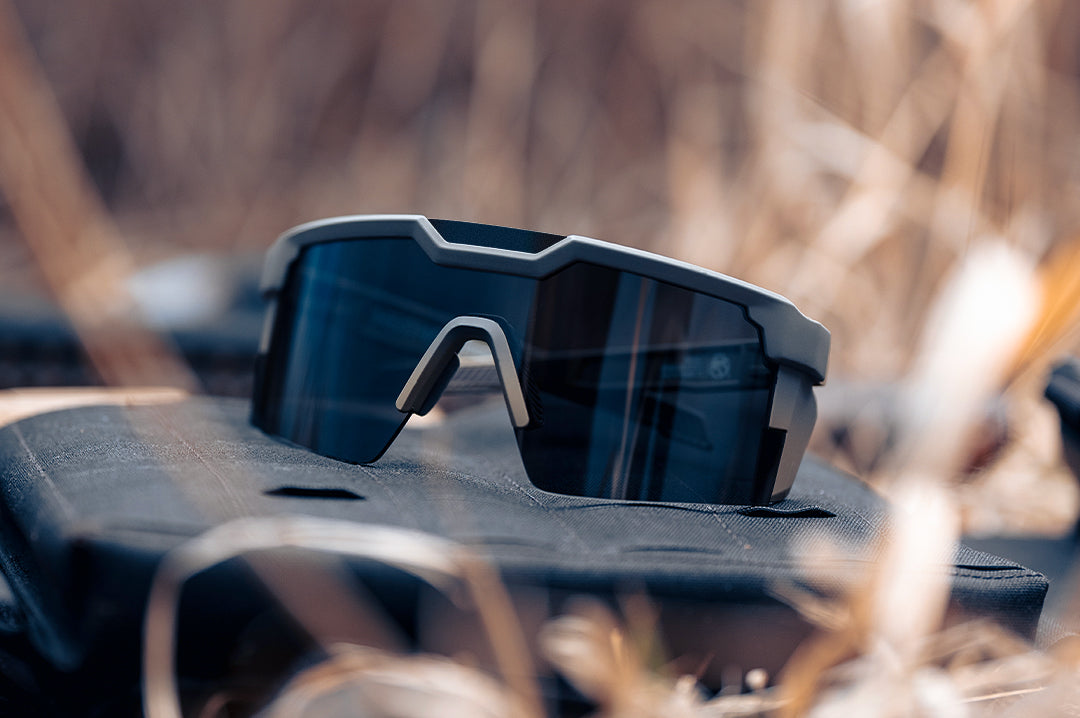 Front side of the Future Tech Sunglasses: FDE Fader Z87+ on the ground