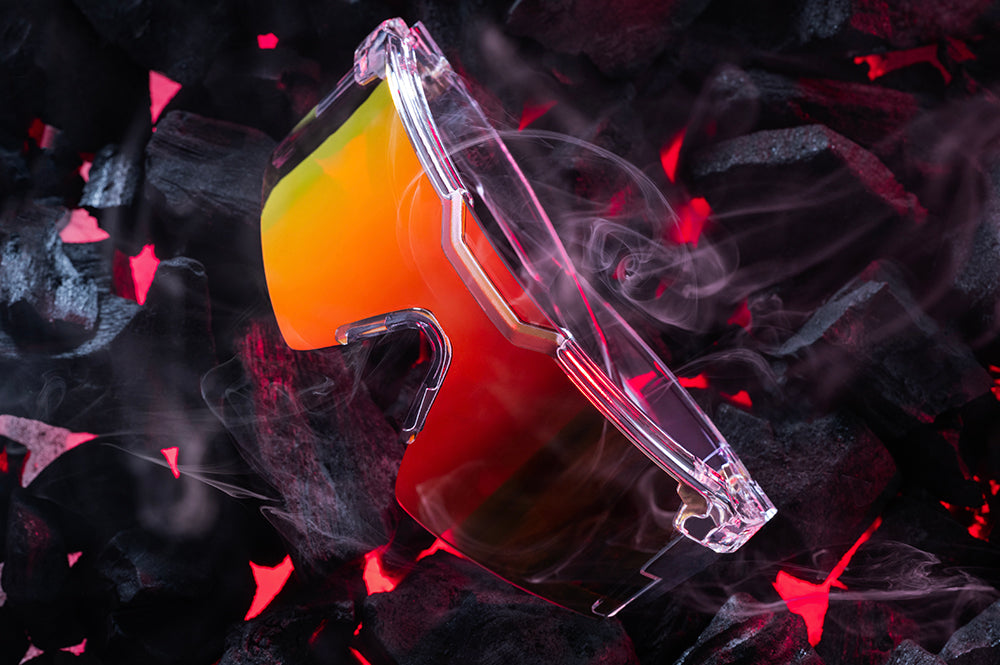 Future Tech Sunglasses: Vapor Clear Frame Sunblast Lens Z87+