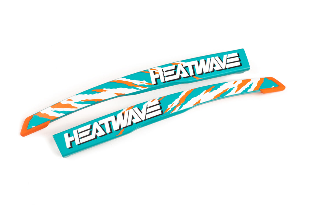 Heat Wave Visual Future Tech and Vector Replacement Arms with bolt smoker print.