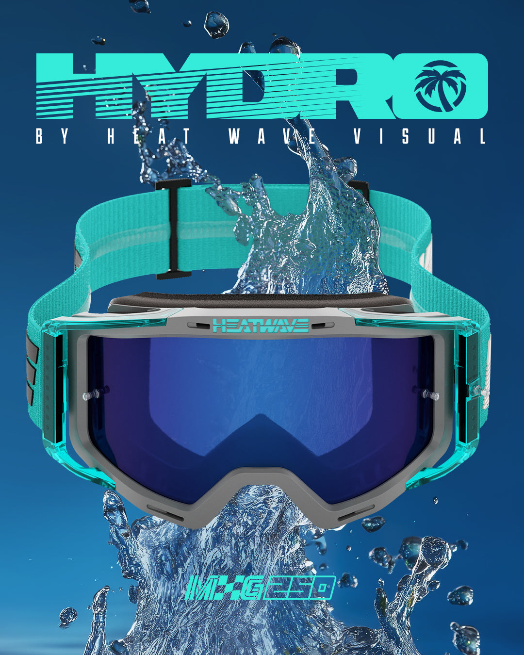 MXG-250 Moto Goggle - Hydro Aquastone