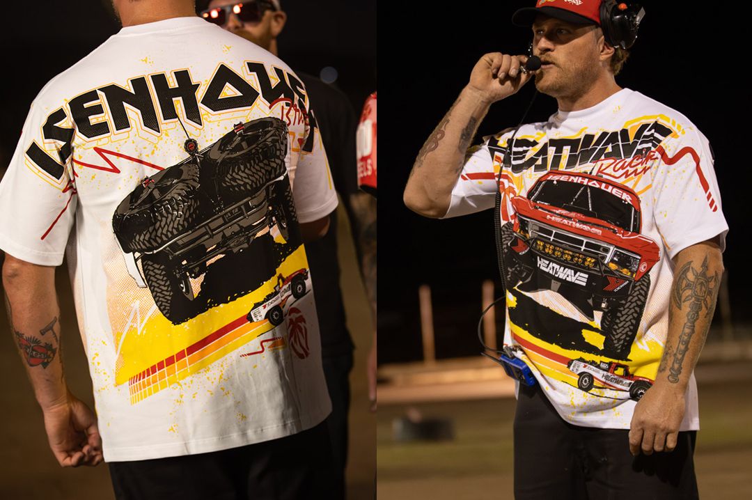 HW ISENHOUER T-Shirt White | Heat Wave Visual