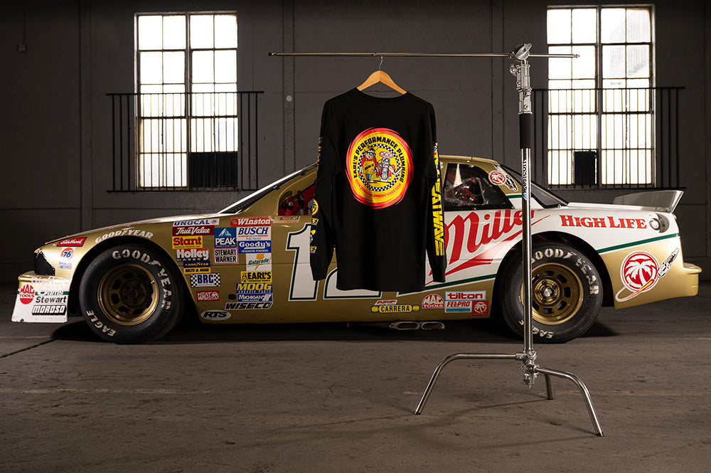 Back of the Earl's x Heat Wave Visual Long Sleeve. 