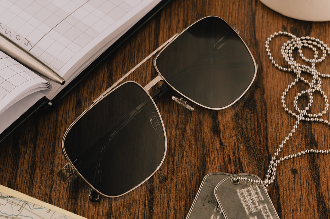 Nimitz Sunglasses: Gun Metal | Heat Wave Visual