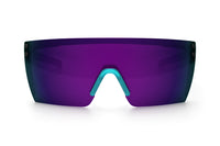 Performance XL Lazer Face Sunglasses: Aqua Frost Z87+