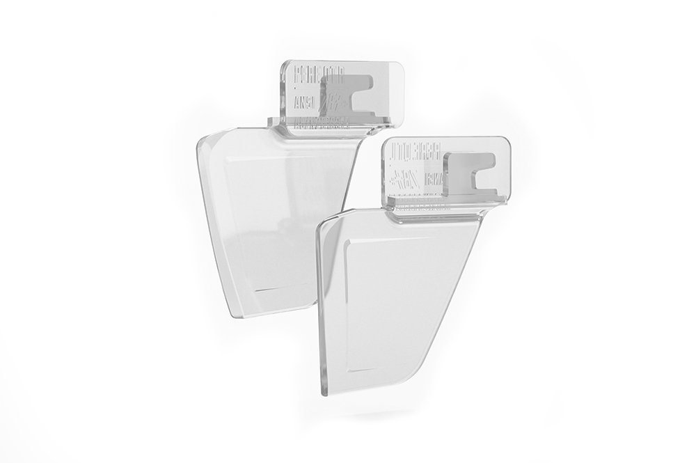 Heat Wave Visual Performance Quatro Clear side shields.