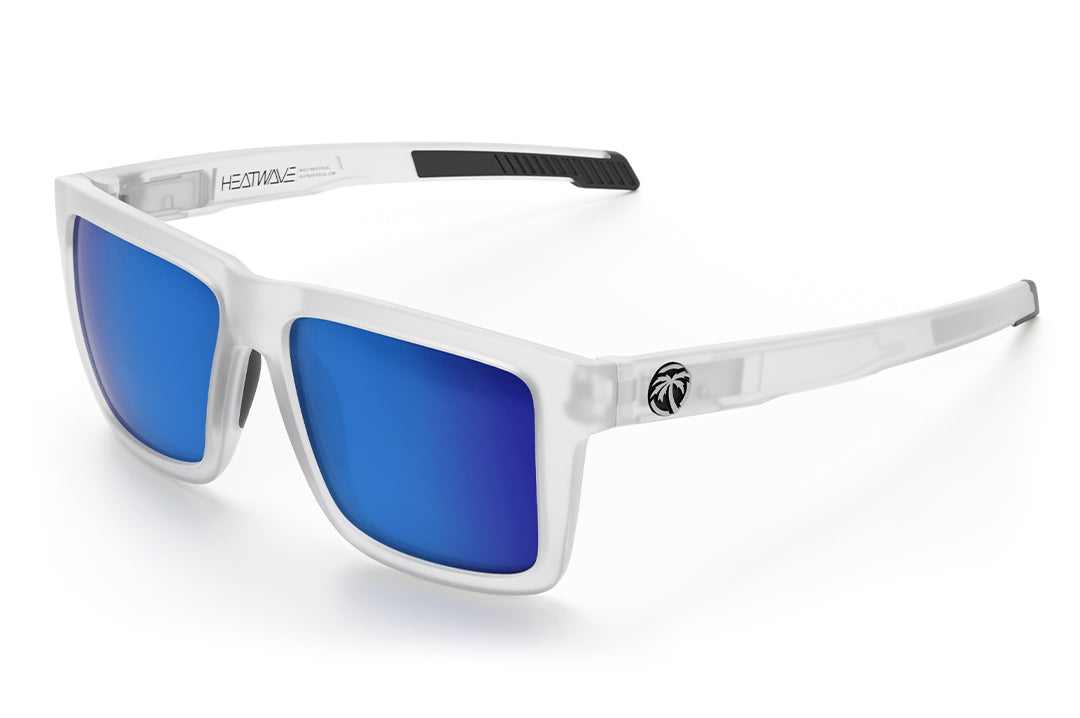The Performance XL VISE Sunglasses Frame: Vapor Frost Frame Coastal Lens Z87+ on a white background.