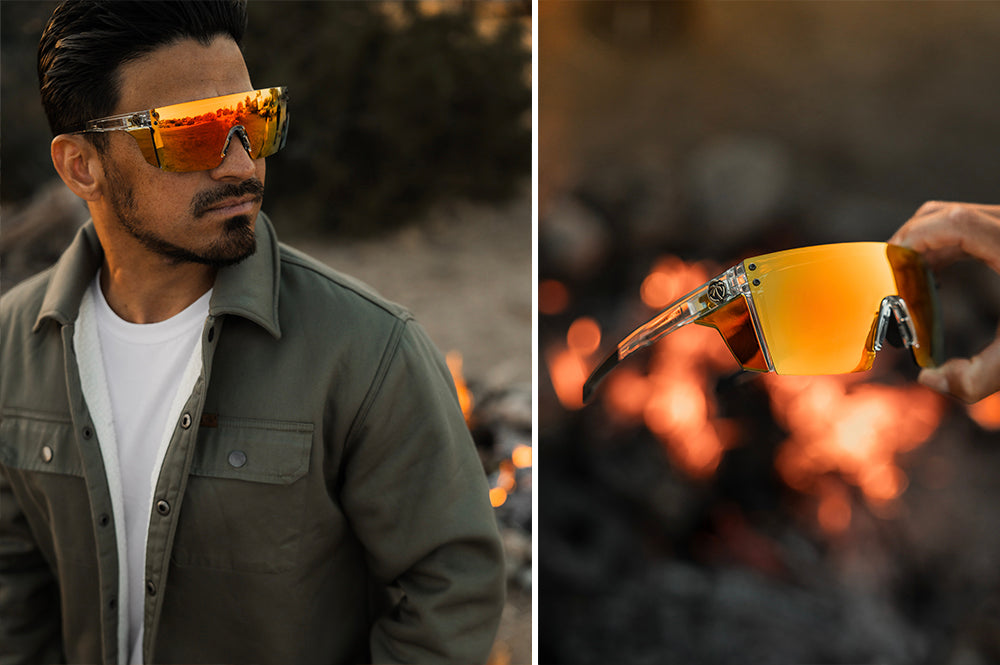 Performance Lazer Face Sunglasses Z87+ Vapor Clear Sunblast | Heat