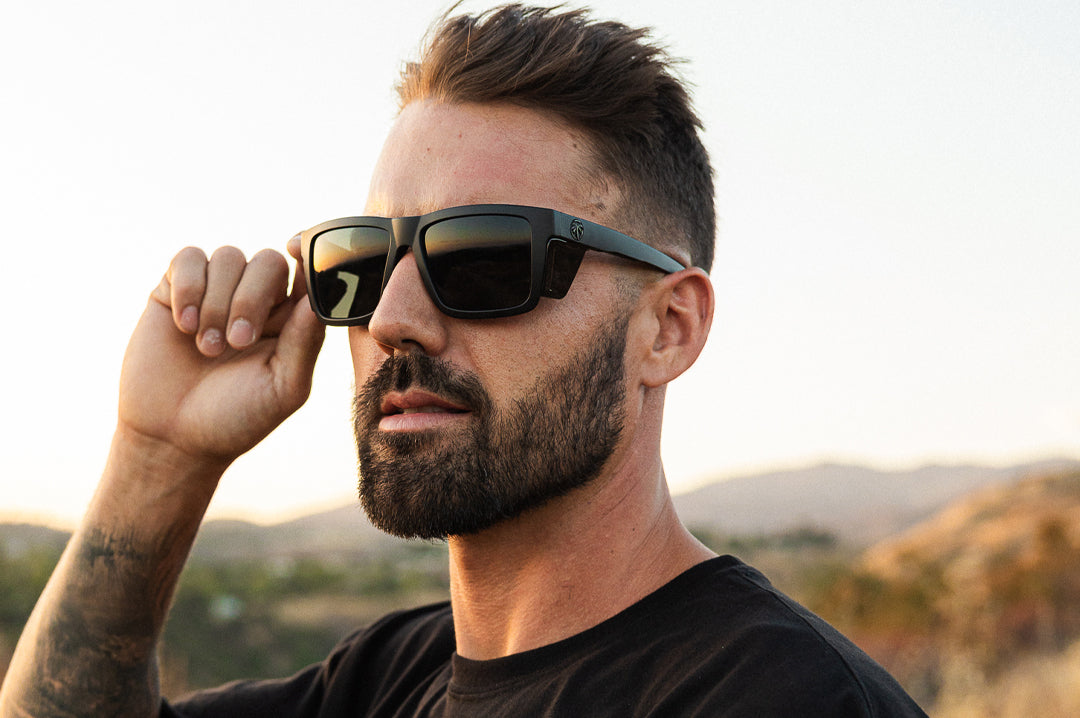 GLASSブラックXL Performance XL VISE Z87 Sunglasses : Large Safety Glasses | Heat
