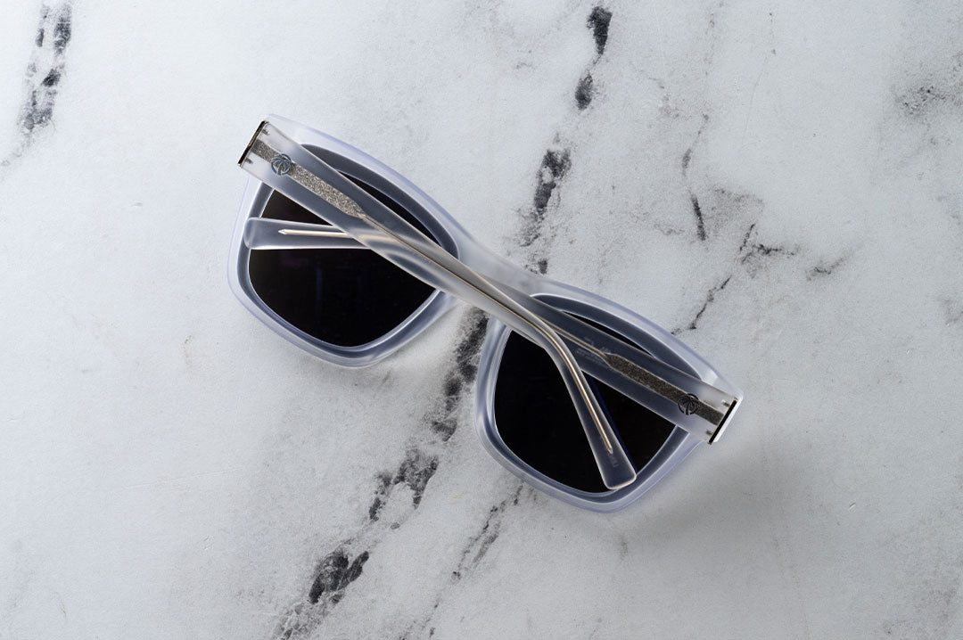 Marylin Sunglasses: Vapor Frost Ultra Violet Lens | Heat Wave Visual