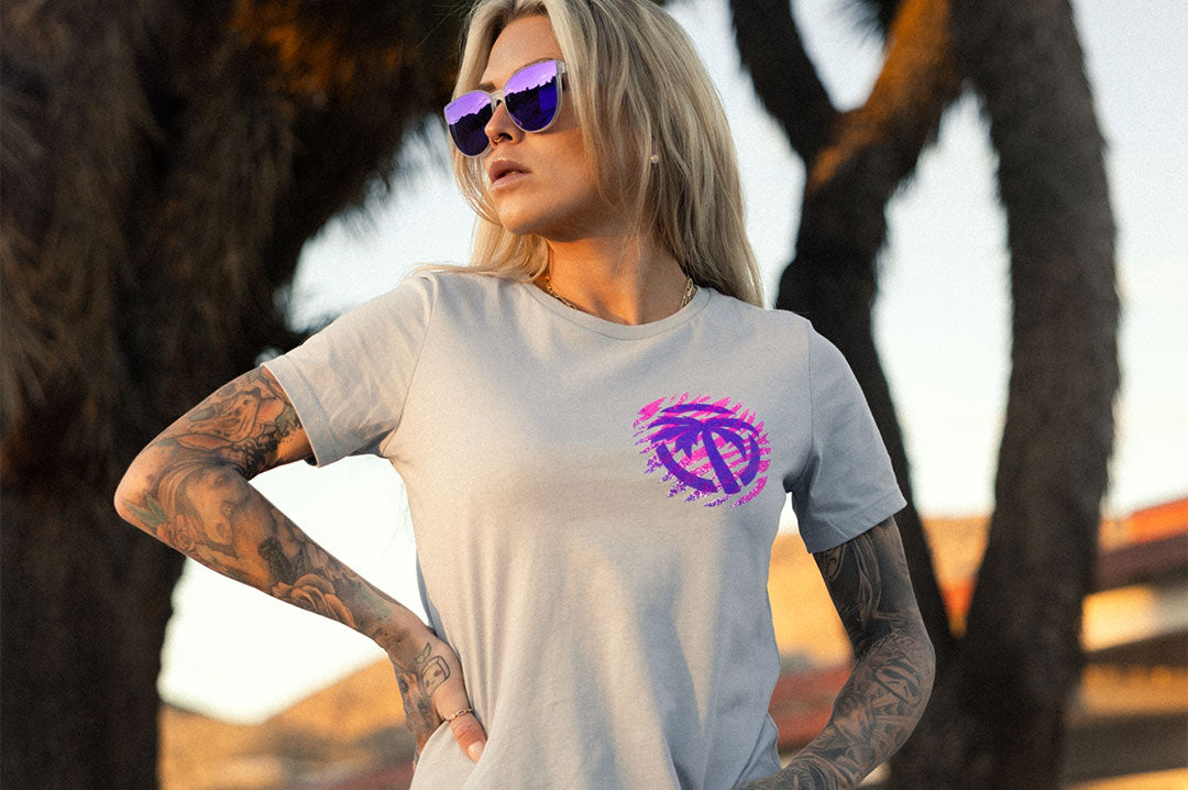 Heat Wave Vapor Frost Ladies T-Shirt