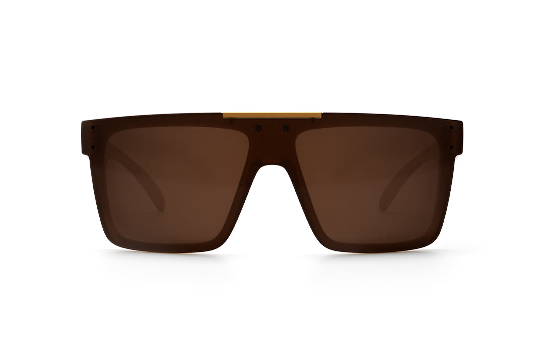 Quatro Sunglasses: Saddle | Heat Wave Visual