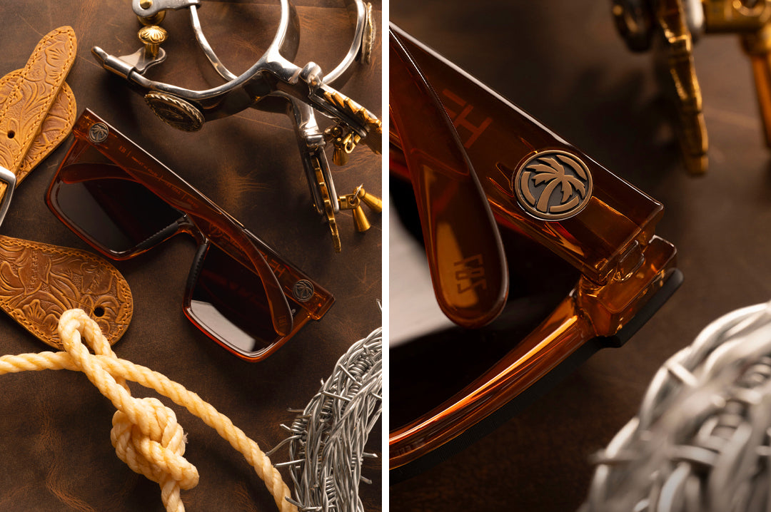 XL VISE Sunglasses : Saddle | Heat Wave Visual