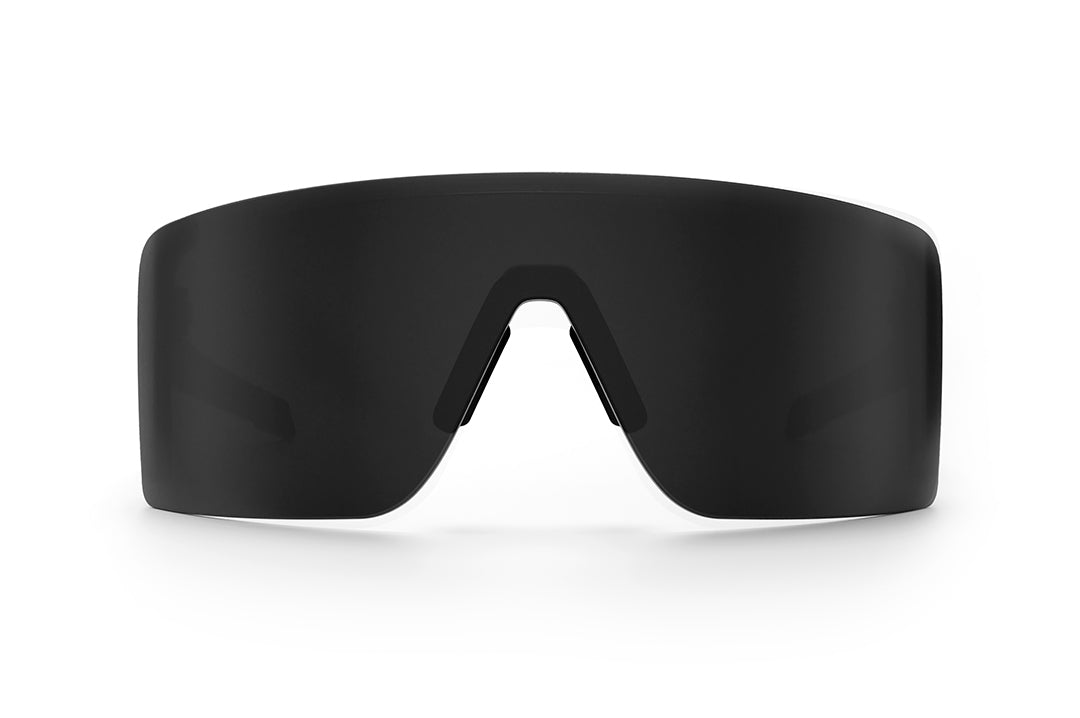 Front side shot of the Skynet Sunglasses: Black Z87+ on a white background.