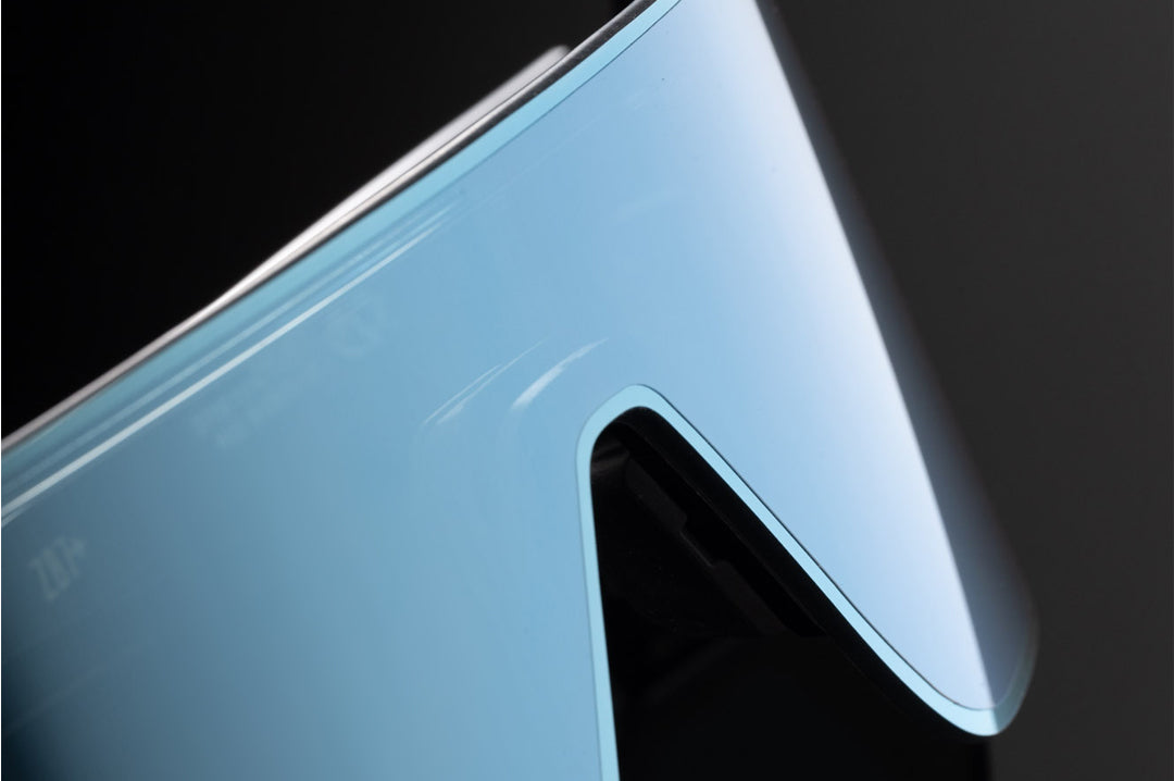 Close up shot of the Skynet Sunglasses: Galaxy Z87+ frame on black background