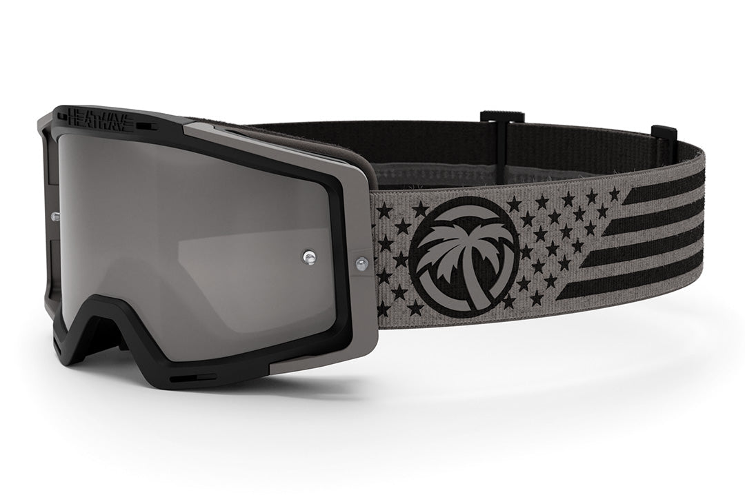 Heat Wave Visual MXG 250 Motosport Goggle in the socom black color way.